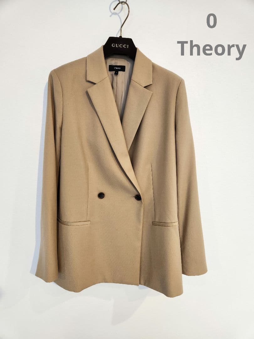 今季セオリーテーラードジャケット0サイズ　キヤメル