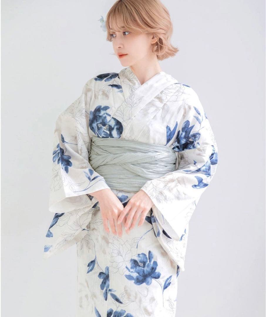 新品　Dita 浴衣　花柄