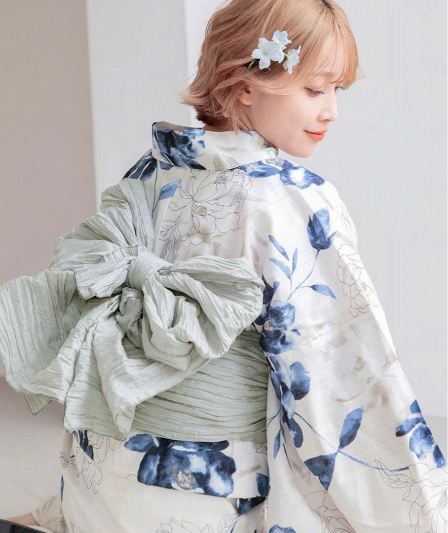 新品　Dita 浴衣　花柄