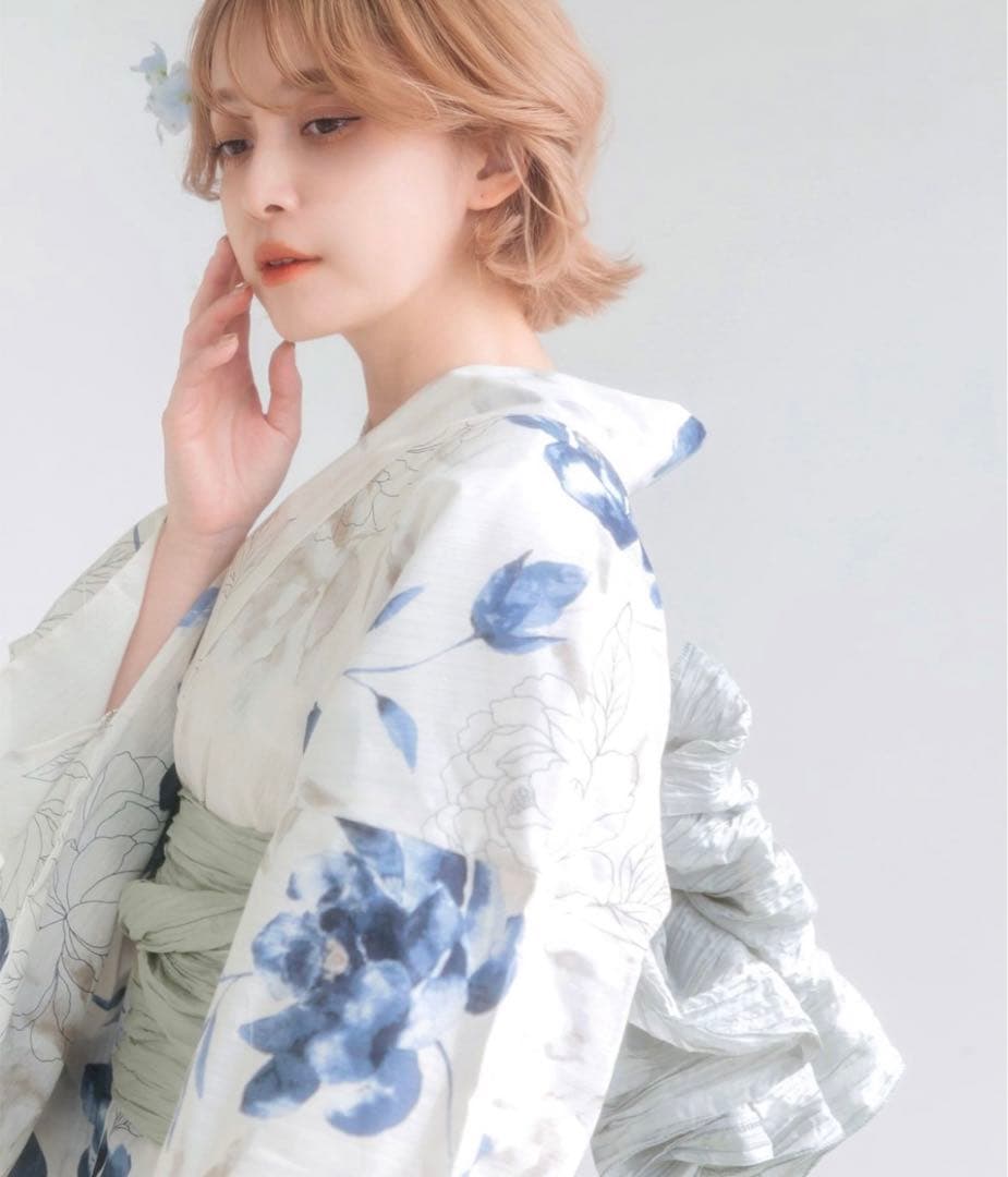 新品　Dita 浴衣　花柄