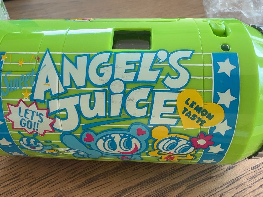 新品未使用　エンジェルブルー　激レア　ノベルティー　ジュース　カメラ