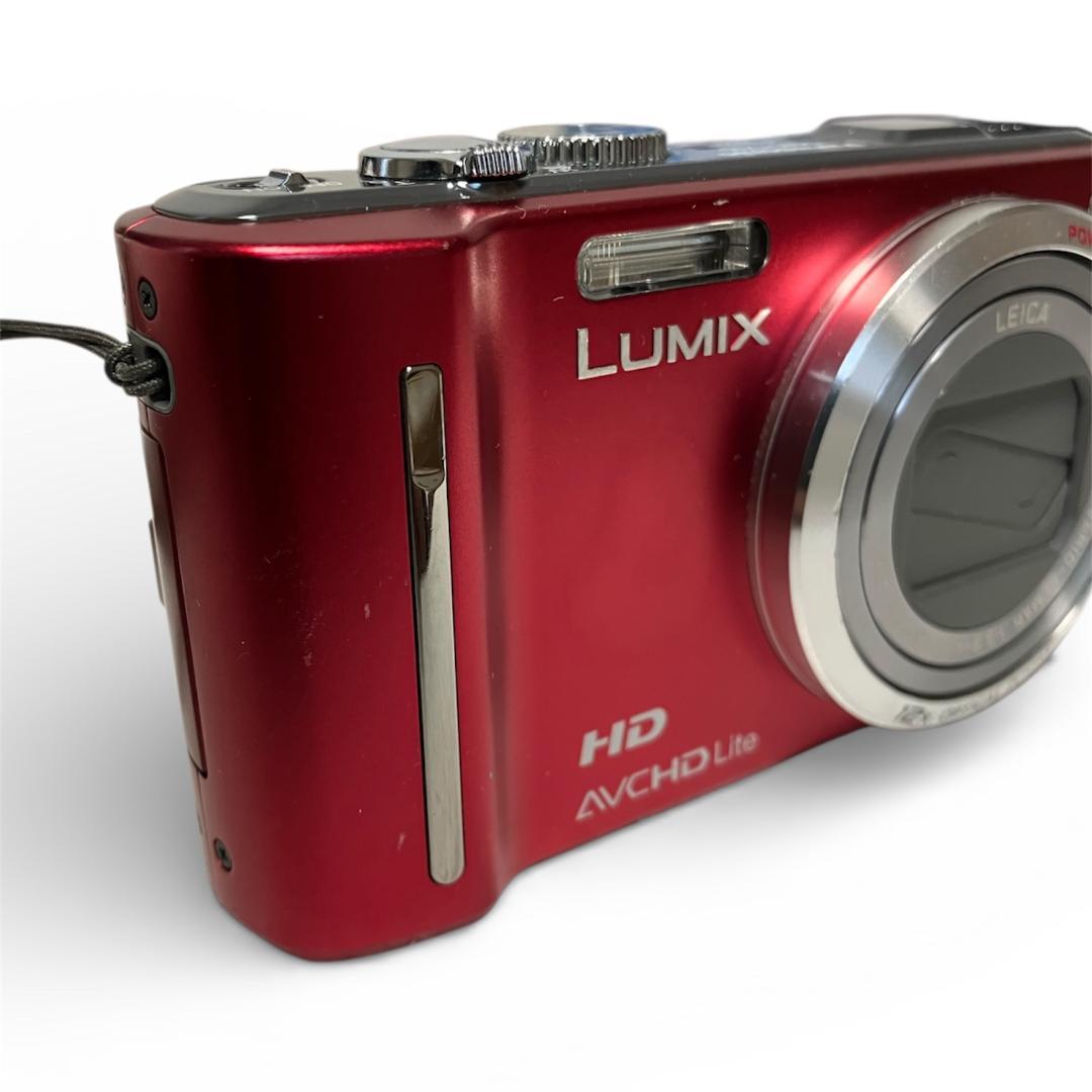 VW【動作確認済】Panasonic LUMIX DMC TZ10　レッド