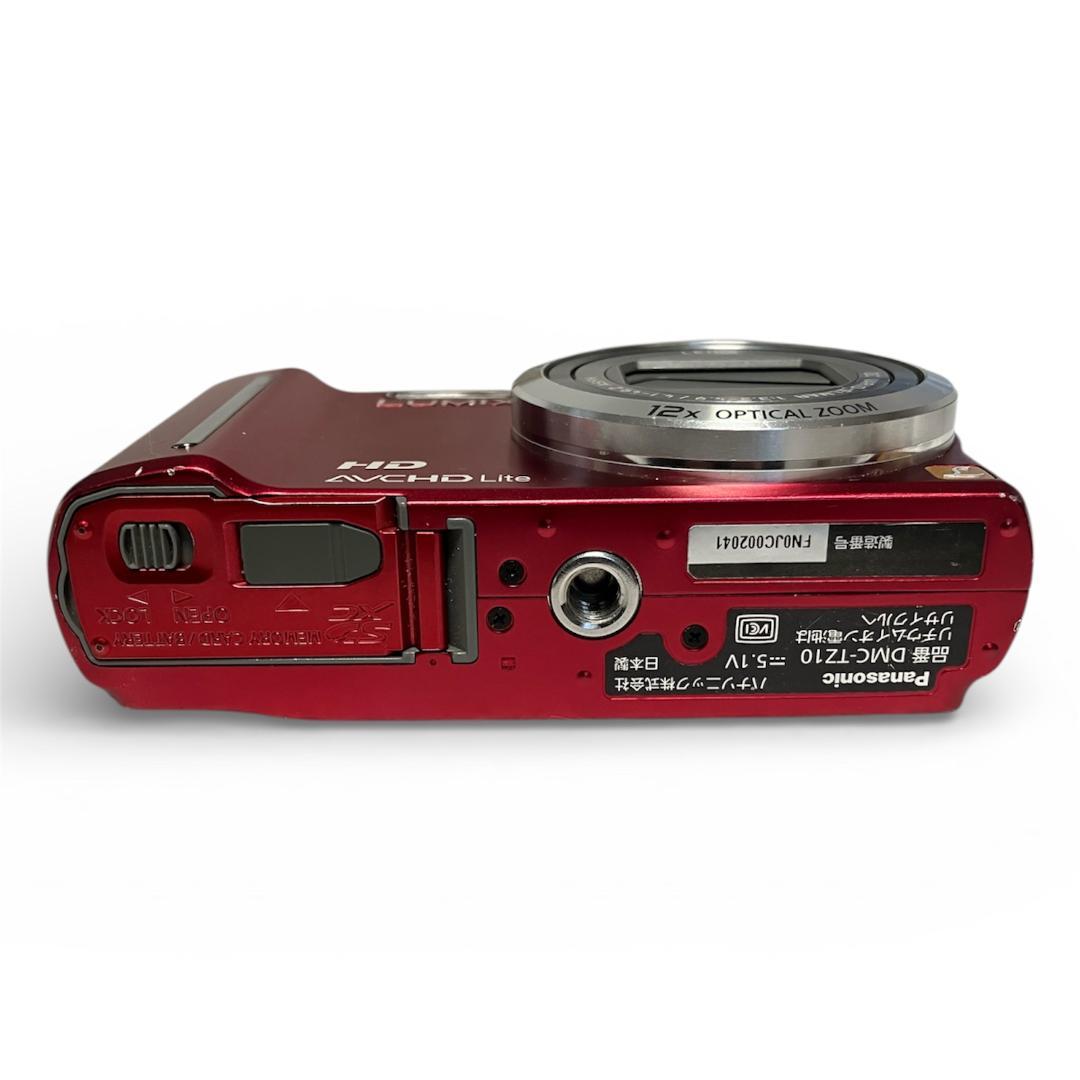 VW【動作確認済】Panasonic LUMIX DMC TZ10　レッド
