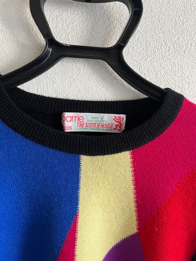90s barrie THE SCOTCH HOUSE スコットランド　カシミヤ