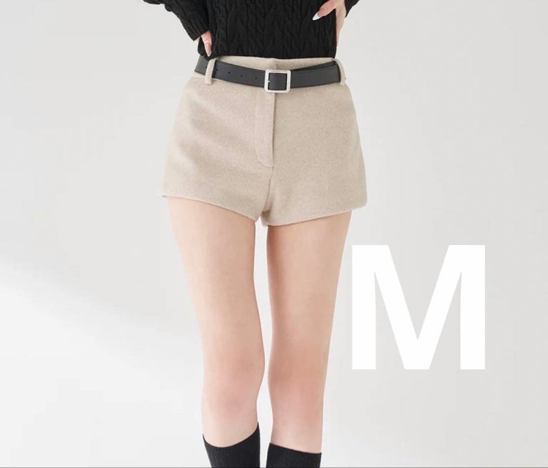 darich ダーリッチ メルトンミドルショートパンツ アイボリー M