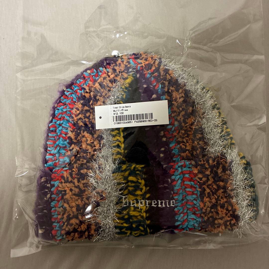 帽子 Supreme Tinsel Stripe Beanie \"Multi\"