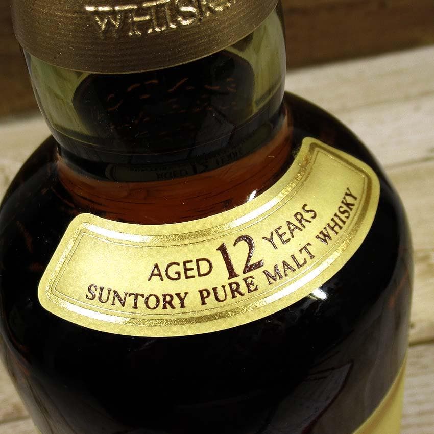 【q-142s/km】 SUNTORY　ウイスキー　山崎　12年　未開栓　箱付