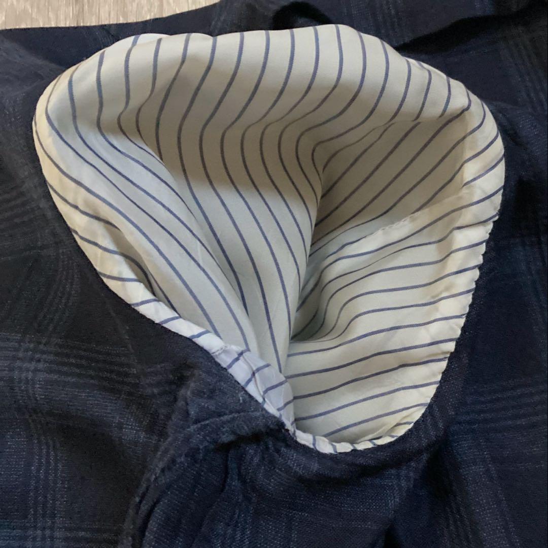 トゥモローランド ロロピアーナ SUNSET ネイビー カシミヤ シルク 44