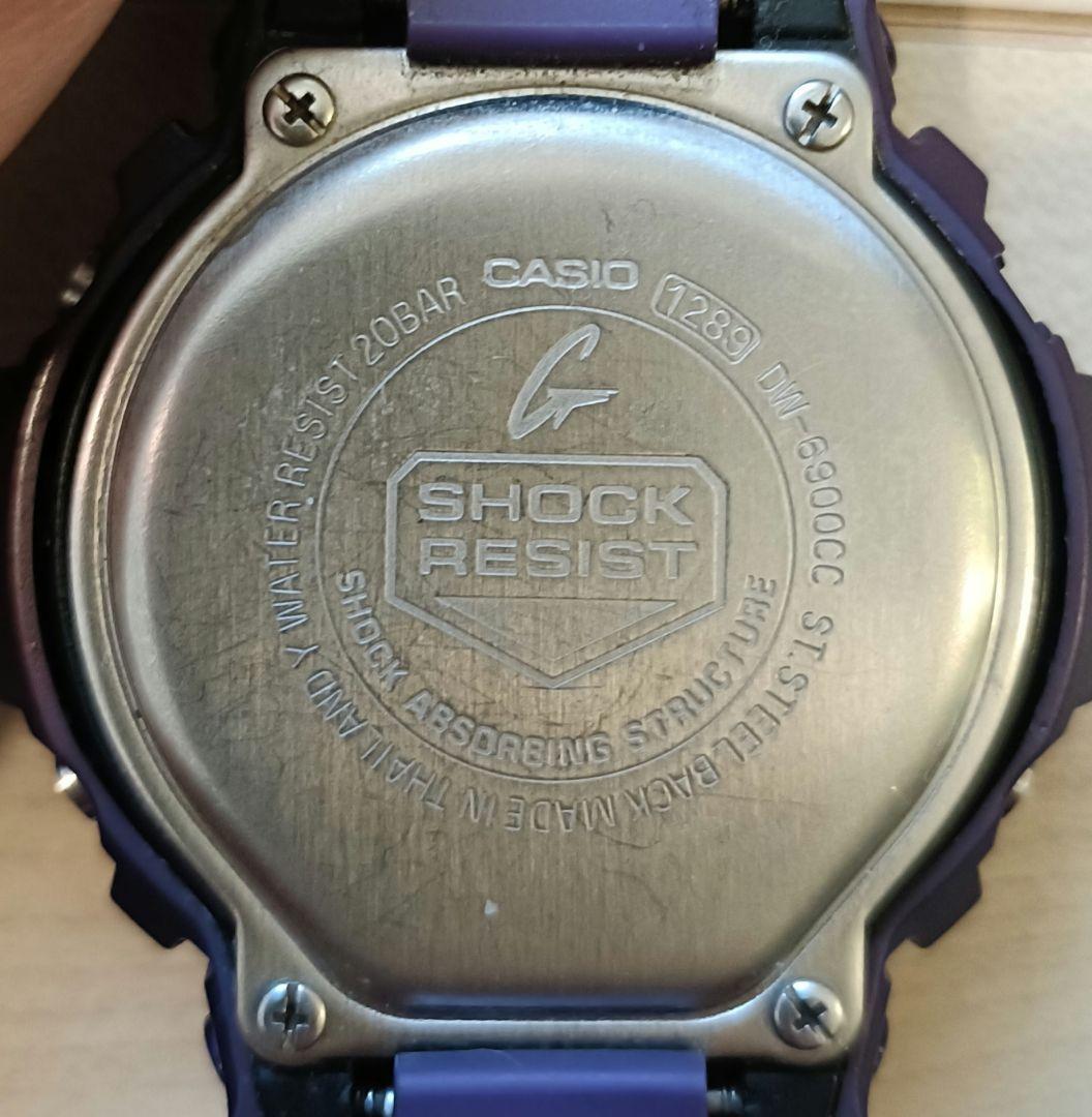 【希少】CASIO G-SHOCK DW 6900 クレイジーカラーズ パープル