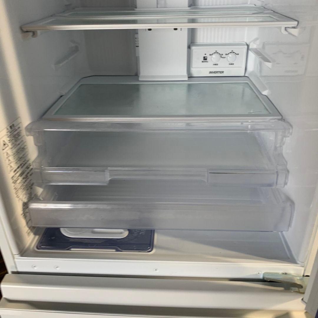 J974 三菱 冷蔵庫 3ドア MR-C33K-W 330L 2022年製