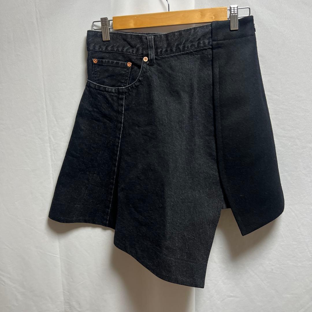 sacai Denim x Wool Melton Skirt スカート　1