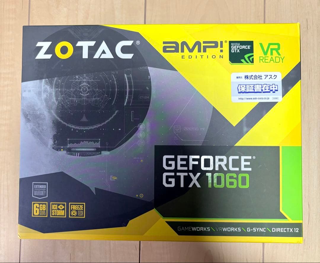 か*ち様 ZOTAC GEFORCE GTX 1060 AMP! EDITION