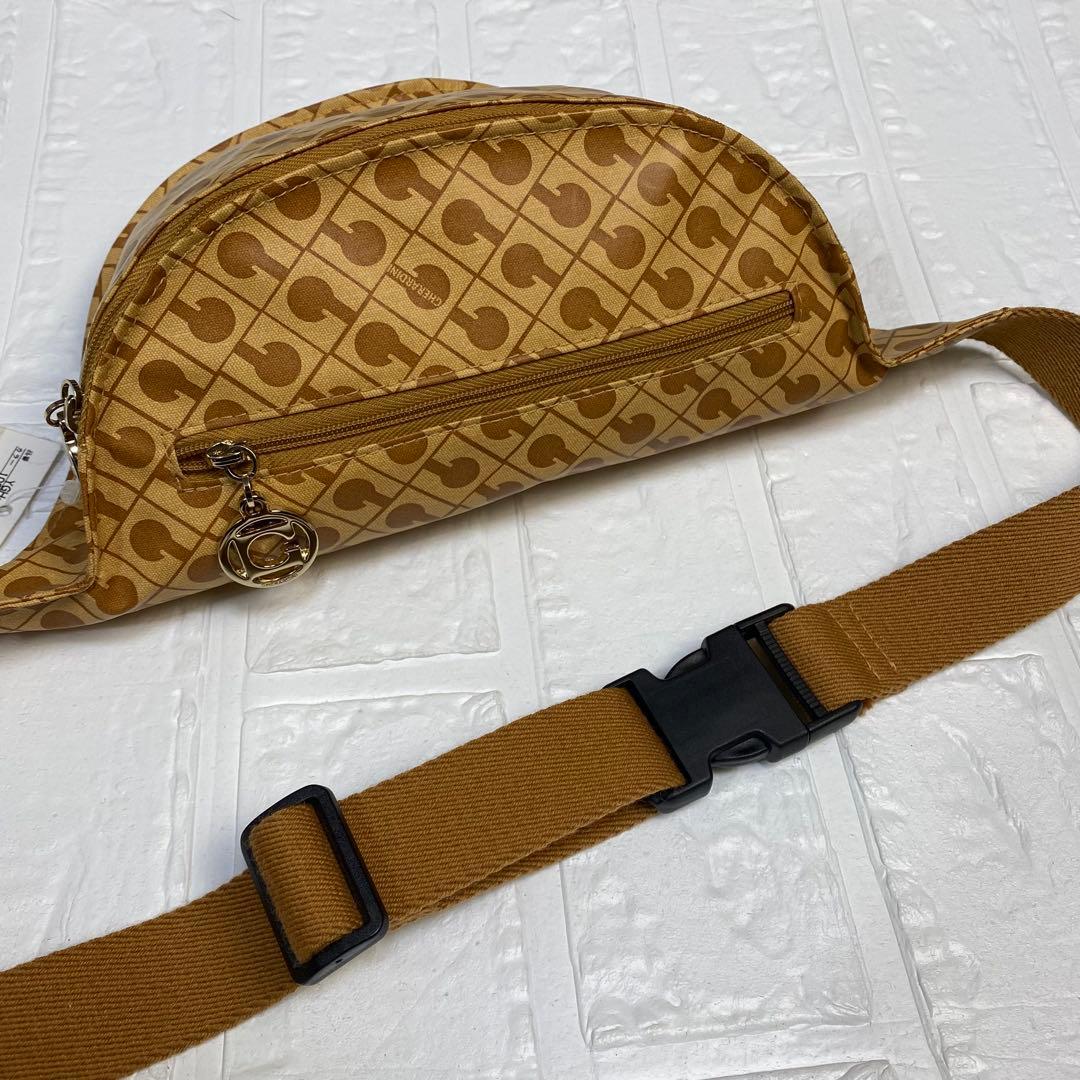 【未使用】ゲラルディーニ　ウエストバッグ　ボディバッグ　ソフティー　ブラウン