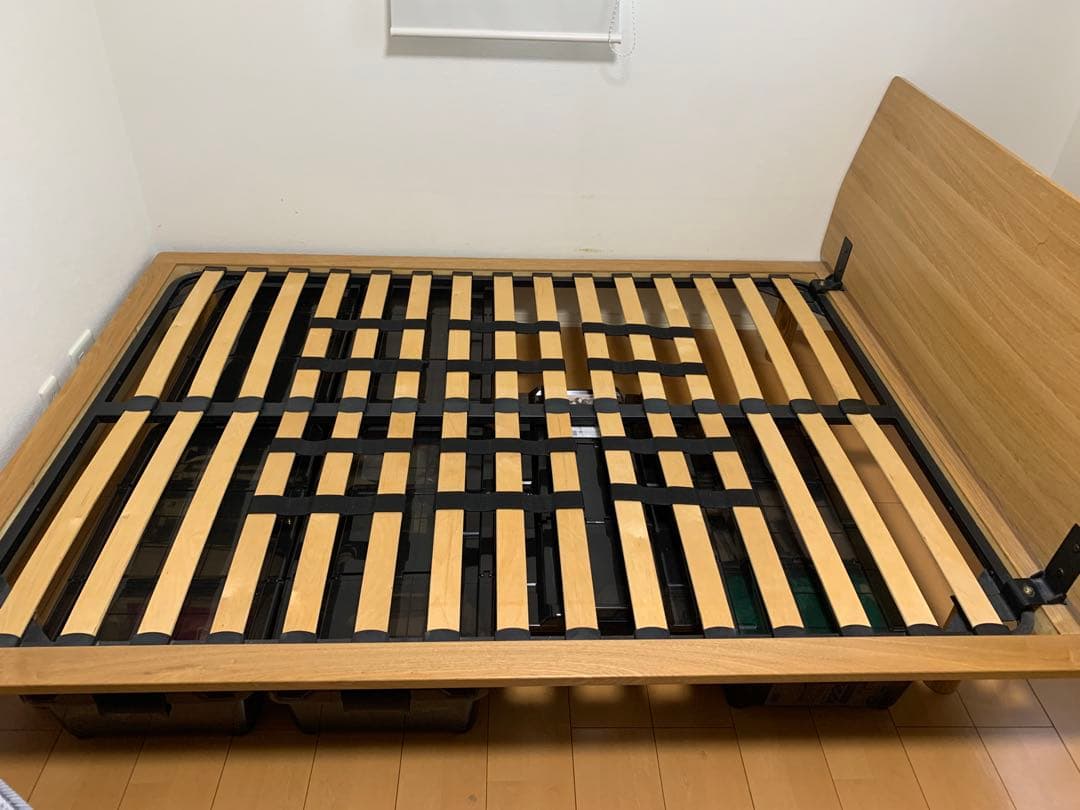 無印良品 ダブルベッドフレーム　オーク材