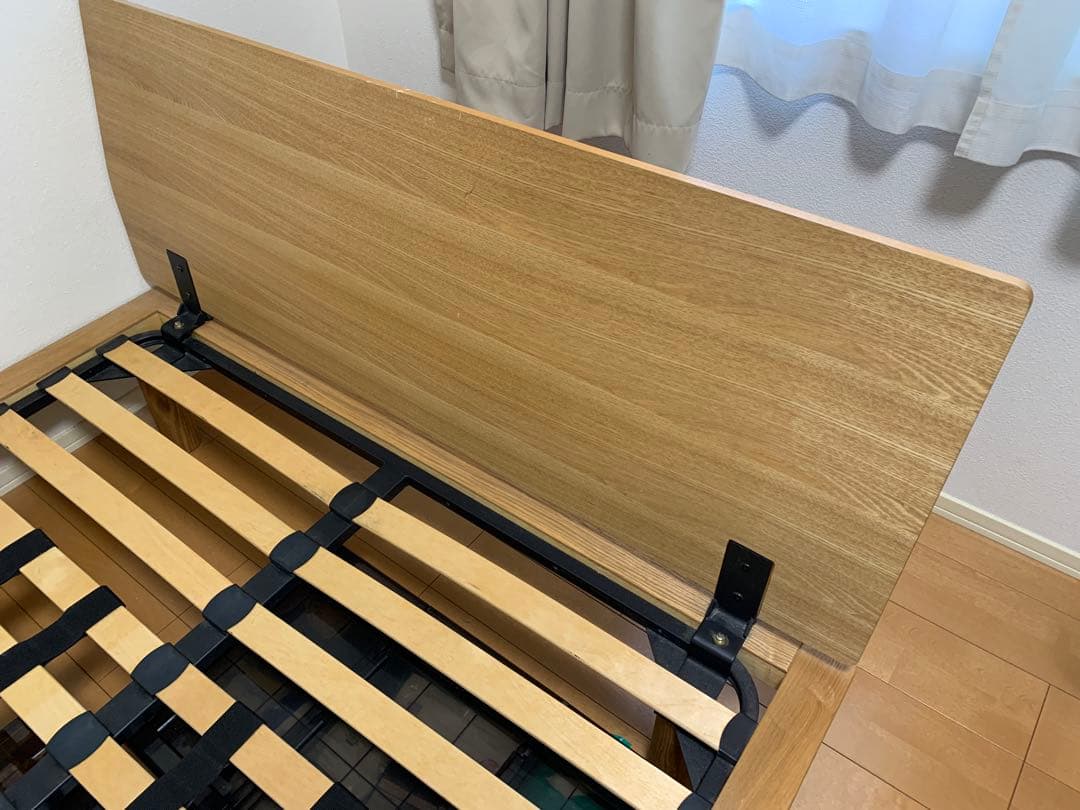 無印良品 ダブルベッドフレーム　オーク材