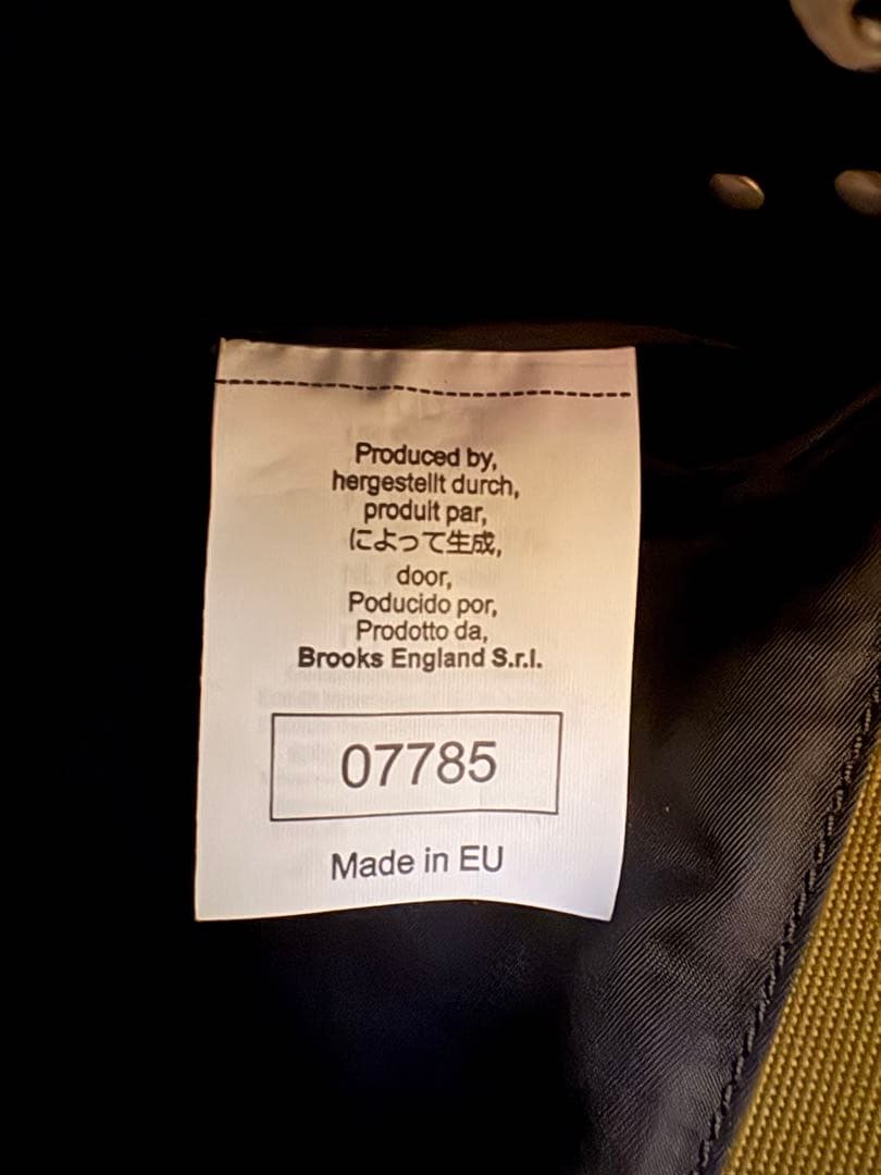 BROOKS オリーブグリーン バッグ ハンドルバッグ サドルバッグ