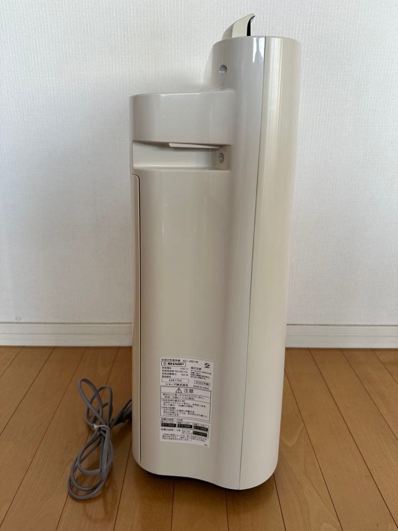【美品】2022年製 シャープ 加湿空気清浄機 KC-J50-W