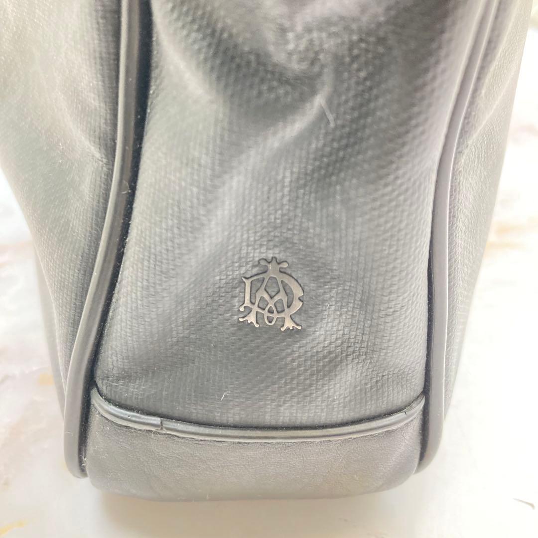 美品❗️ dunhill ダンヒルPVCハンドバッグビジネスバッグメンズ ブラック
