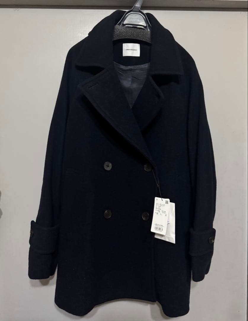 URBAN RESEARCH スーパー100メルトンPコート　ネイビー2025