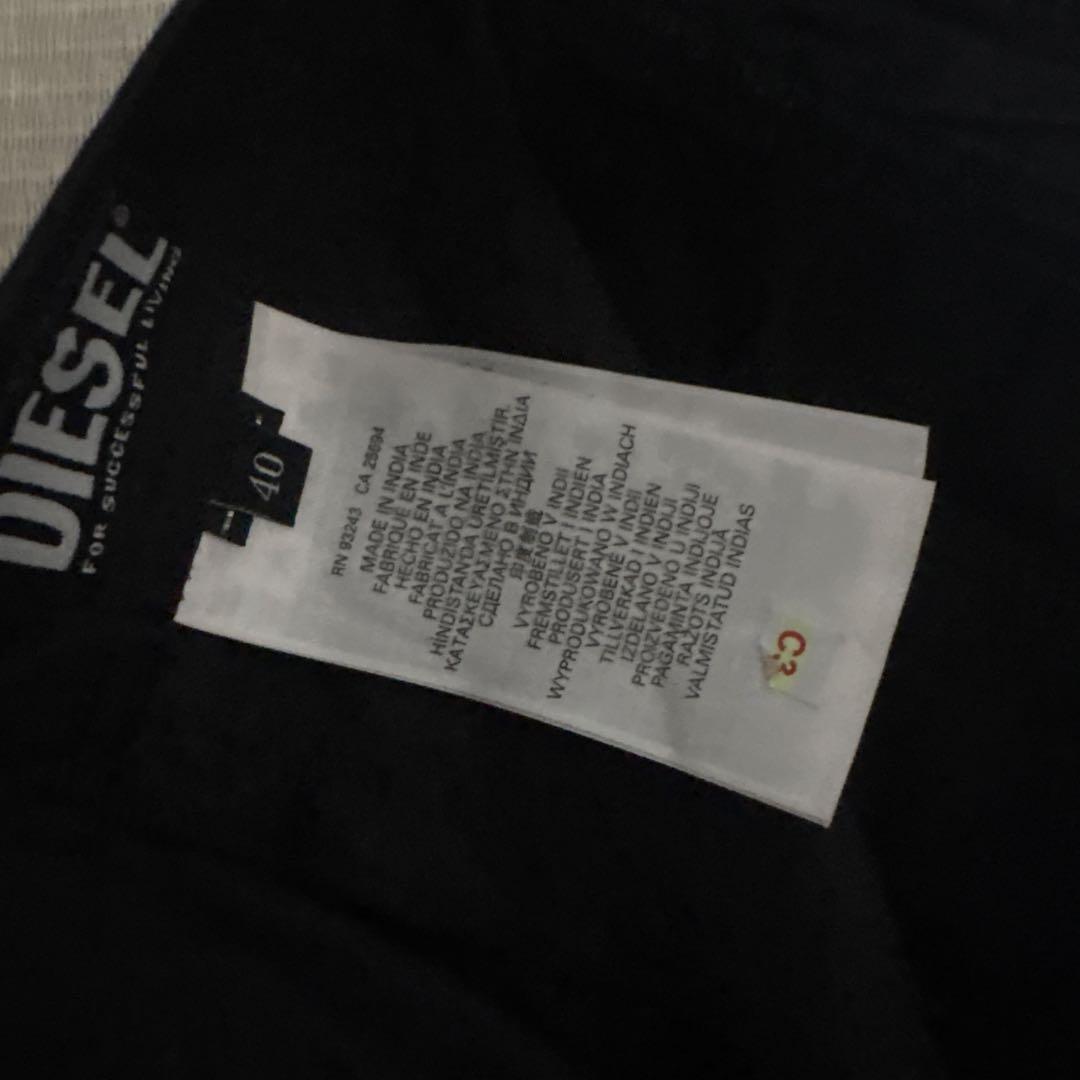 DIESEL ブラック カーゴパンツ 40