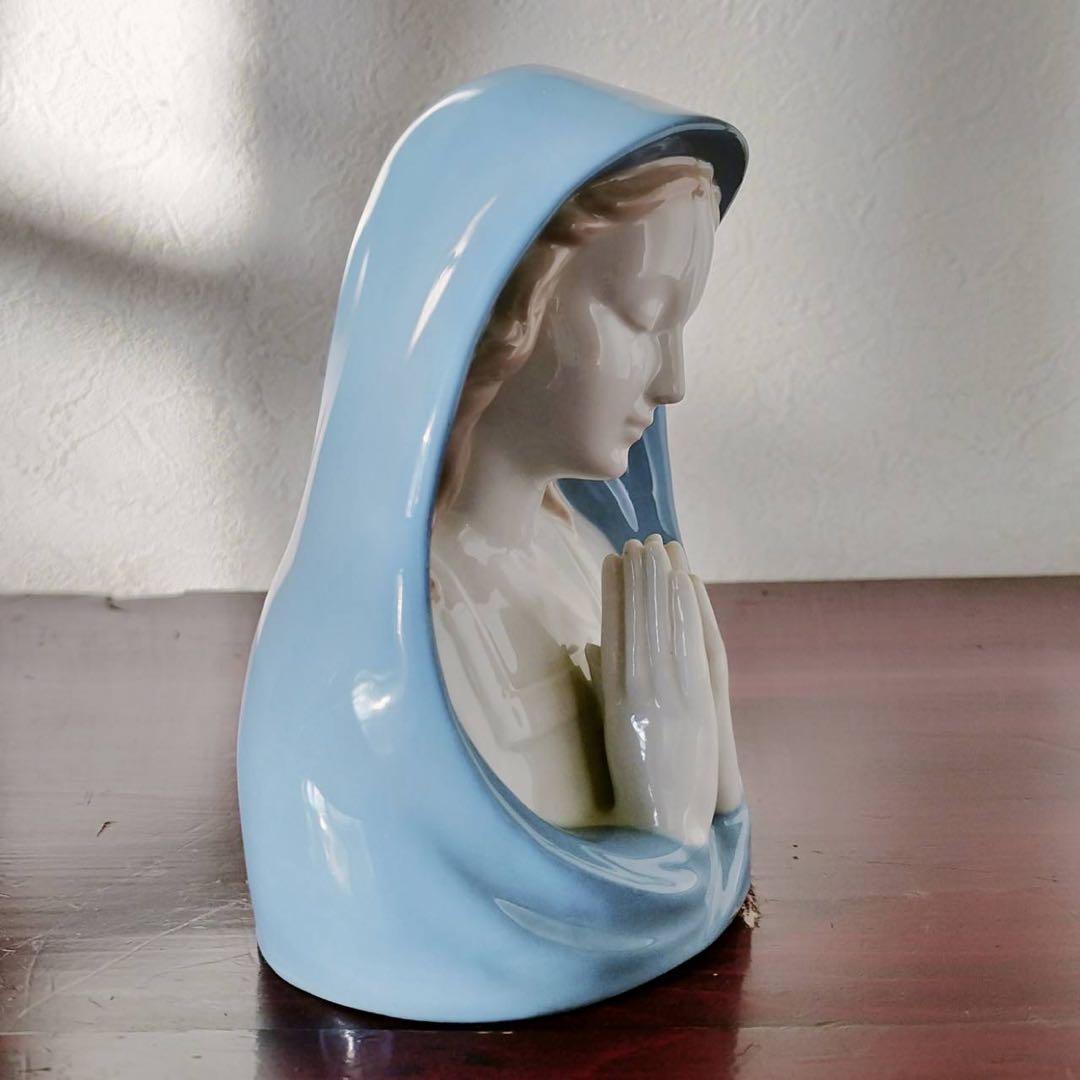 Rippelsdorf窯　1950s ヴィンテージ マリア像 白磁 フィギュリン