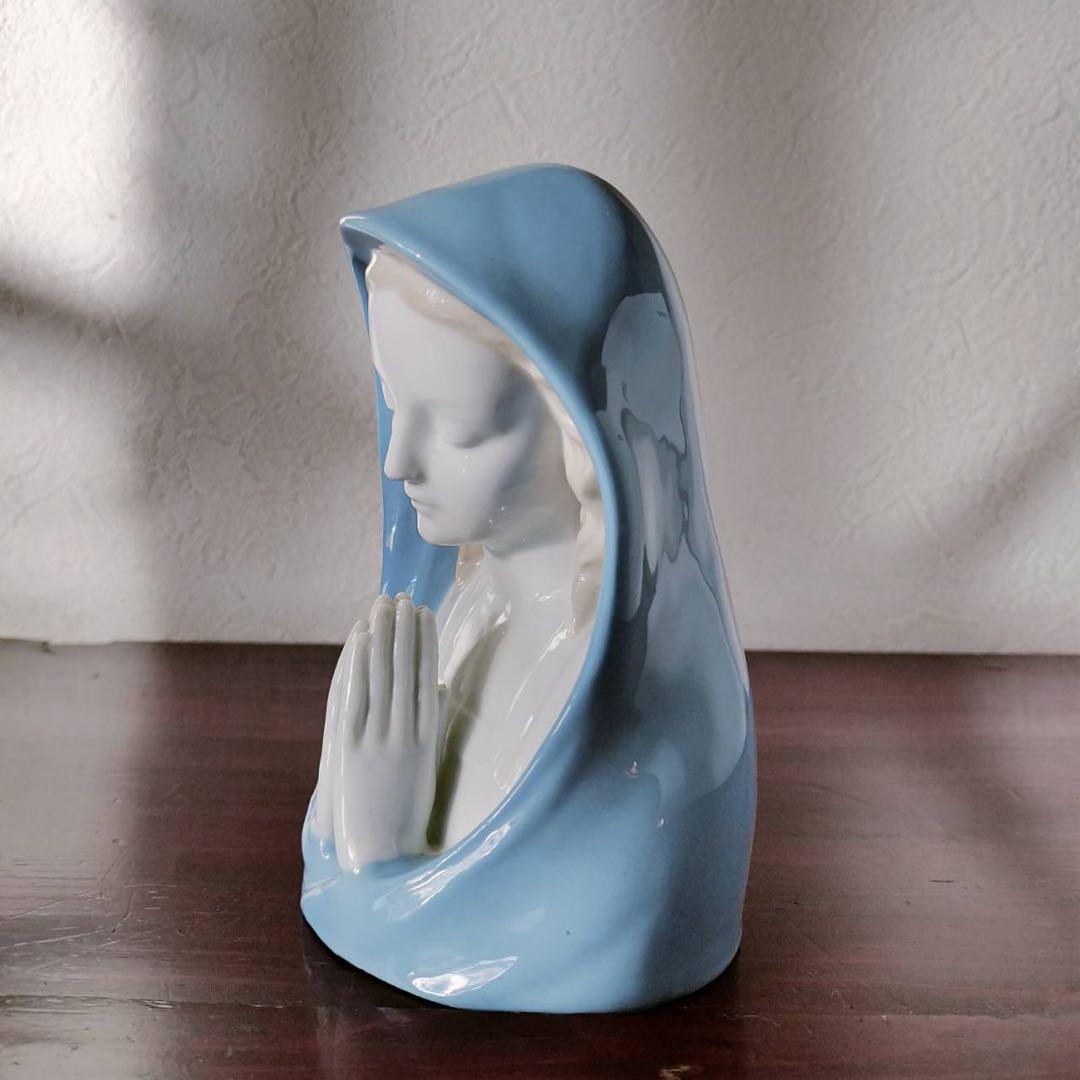 Rippelsdorf窯　1950s ヴィンテージ マリア像 白磁 フィギュリン