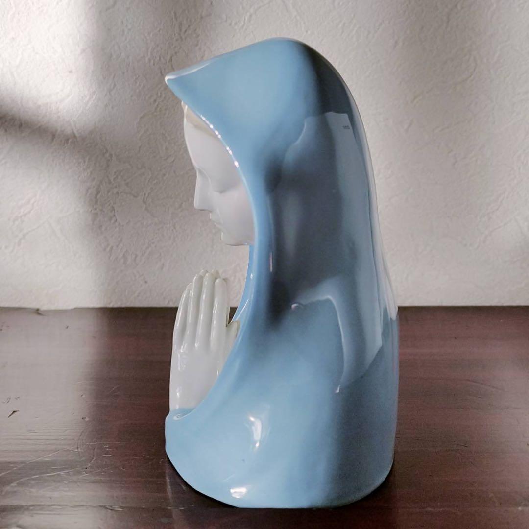 Rippelsdorf窯　1950s ヴィンテージ マリア像 白磁 フィギュリン