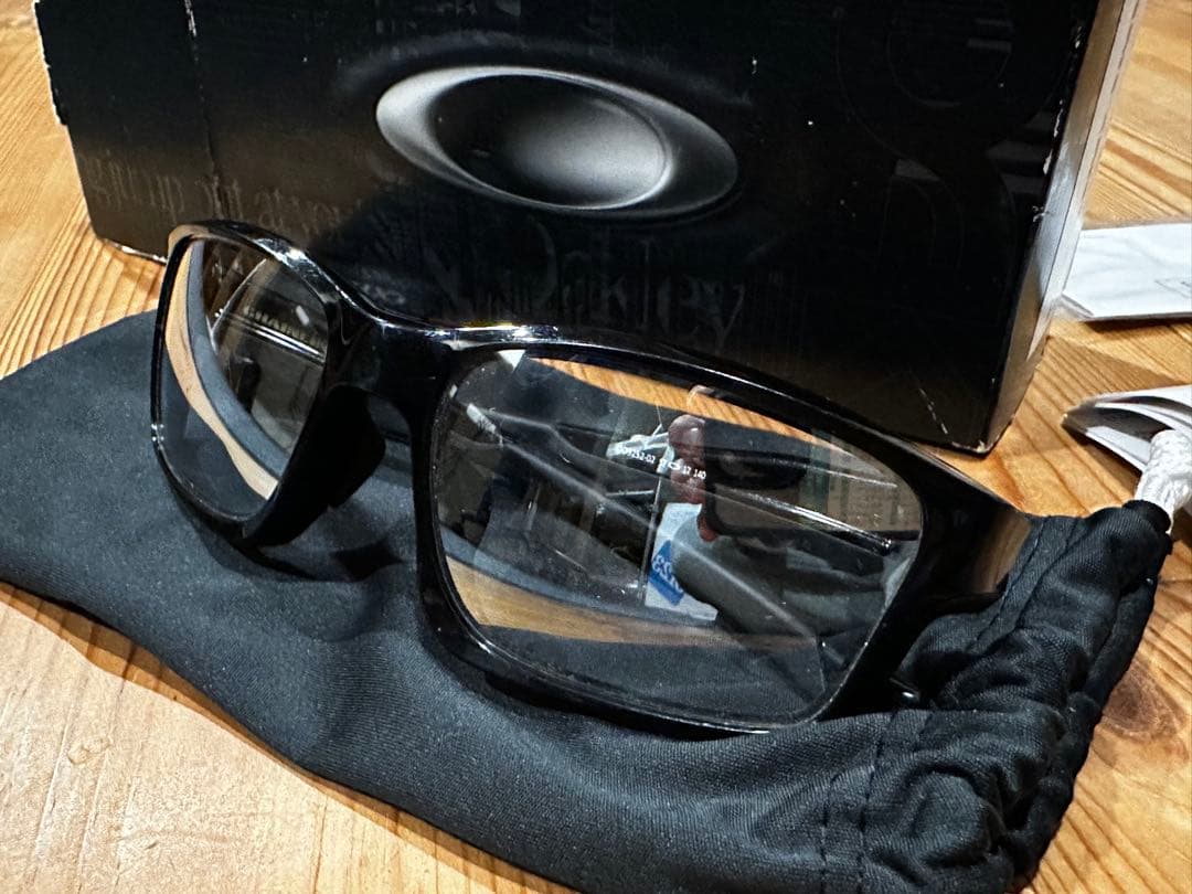 Oakley chainlink サングラス ブラック フレーム MTB等 箱