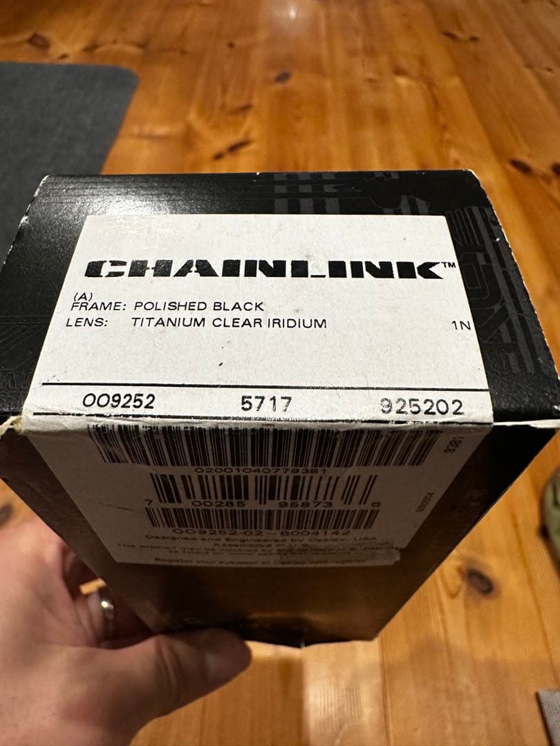 Oakley chainlink サングラス ブラック フレーム MTB等 箱