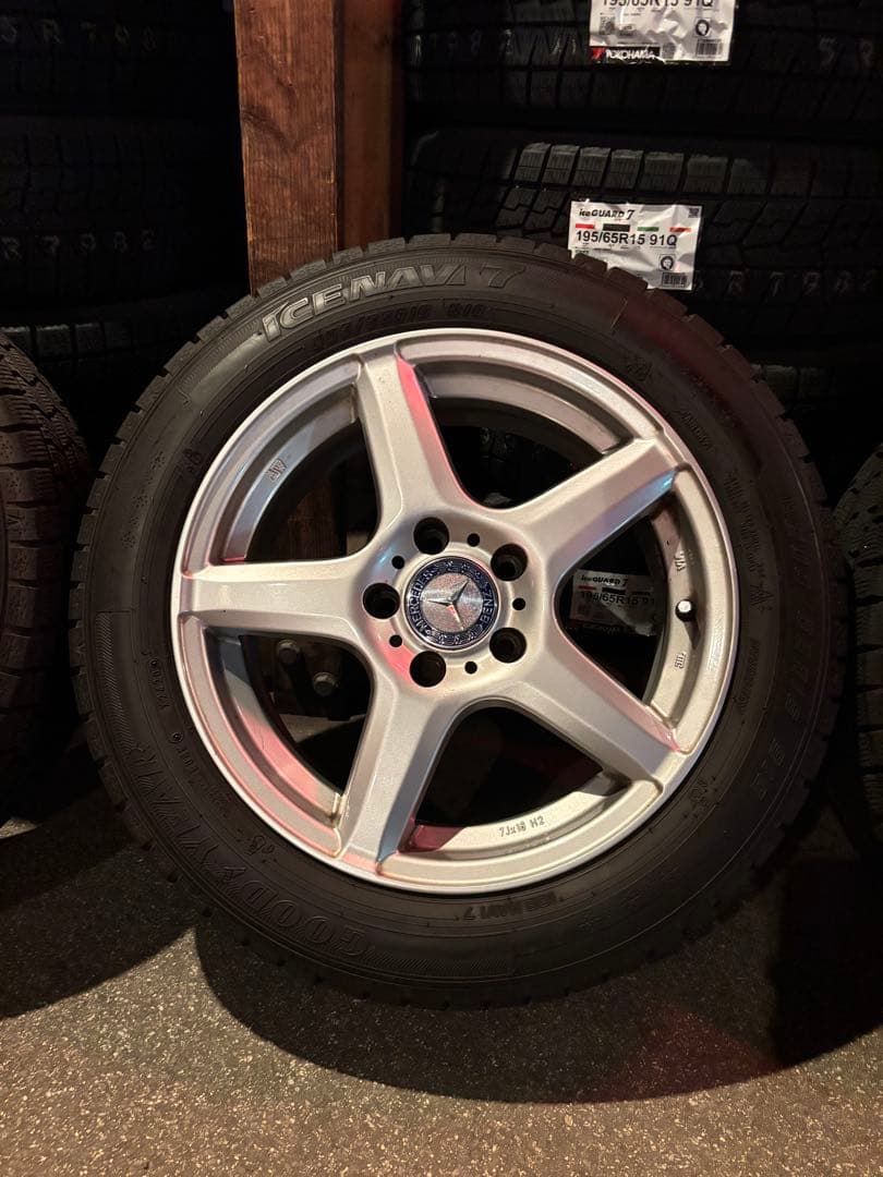 ◇送料込み◇ 205/55R16 中古スタッドレスアルミセット　ベンツCクラス
