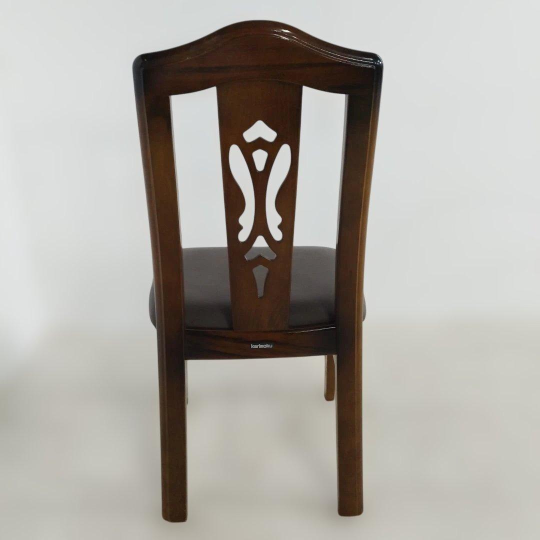 ③ カリモク コロニアル アームレスチェア ダイニングチェア