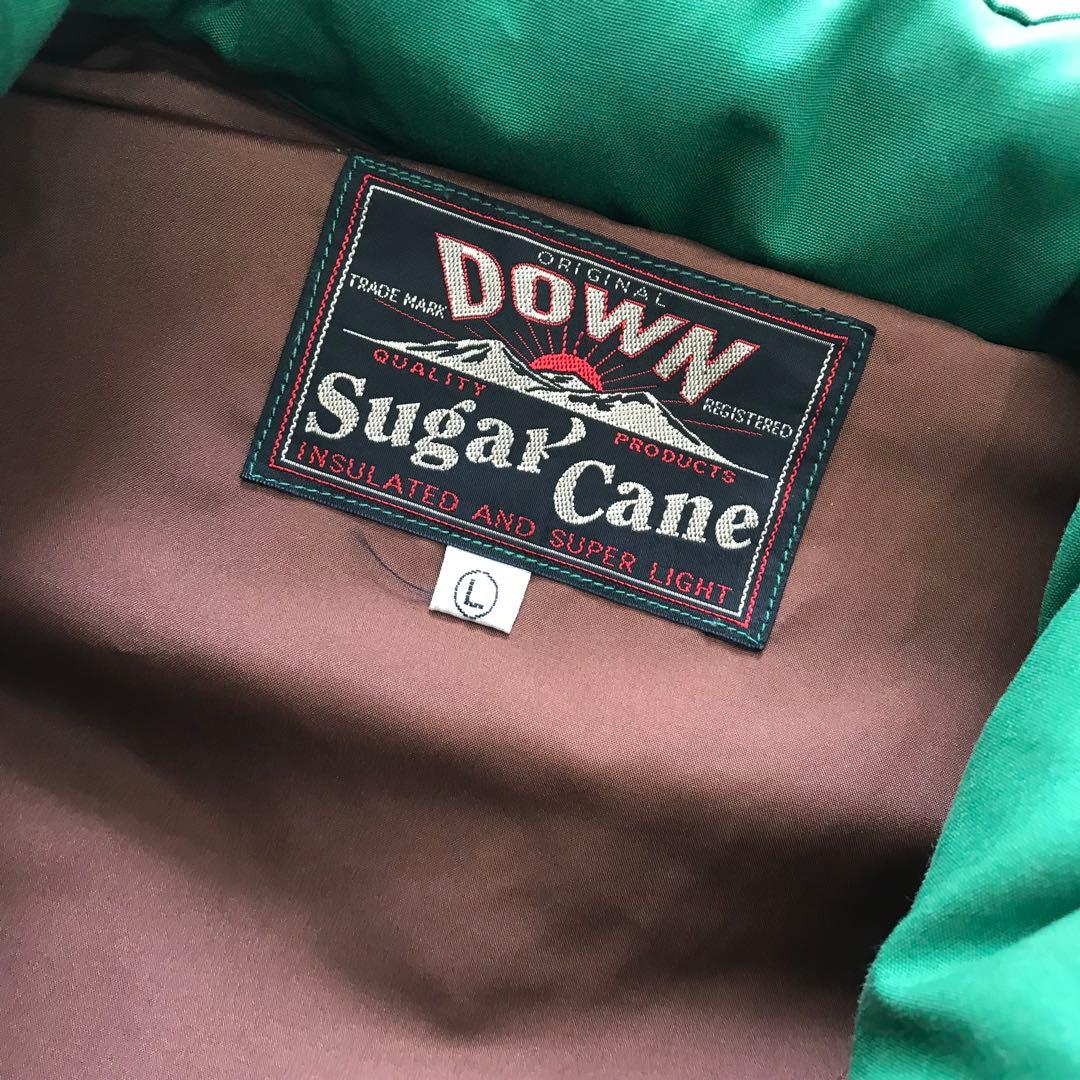 SUGAR CANE レザーヨーク ダウンベスト 馬革 グリーン L