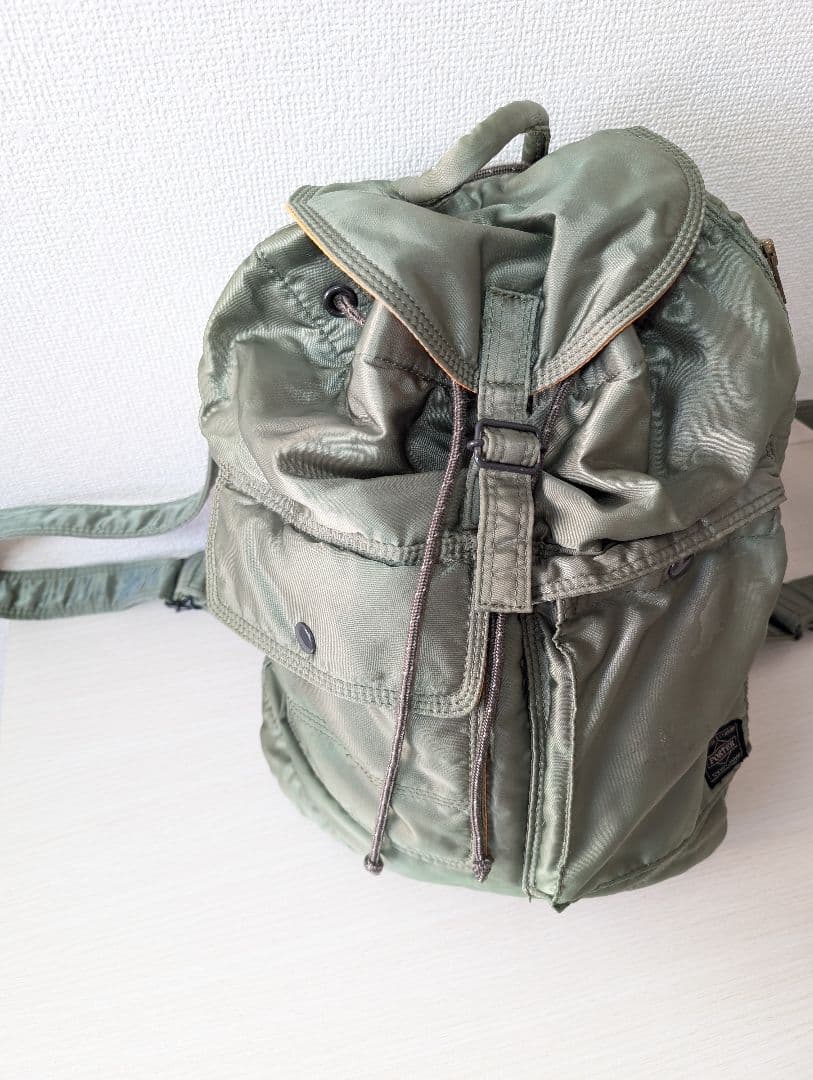 【希少廃盤】PORTER ポーター タンカー リュック セージグリーン
