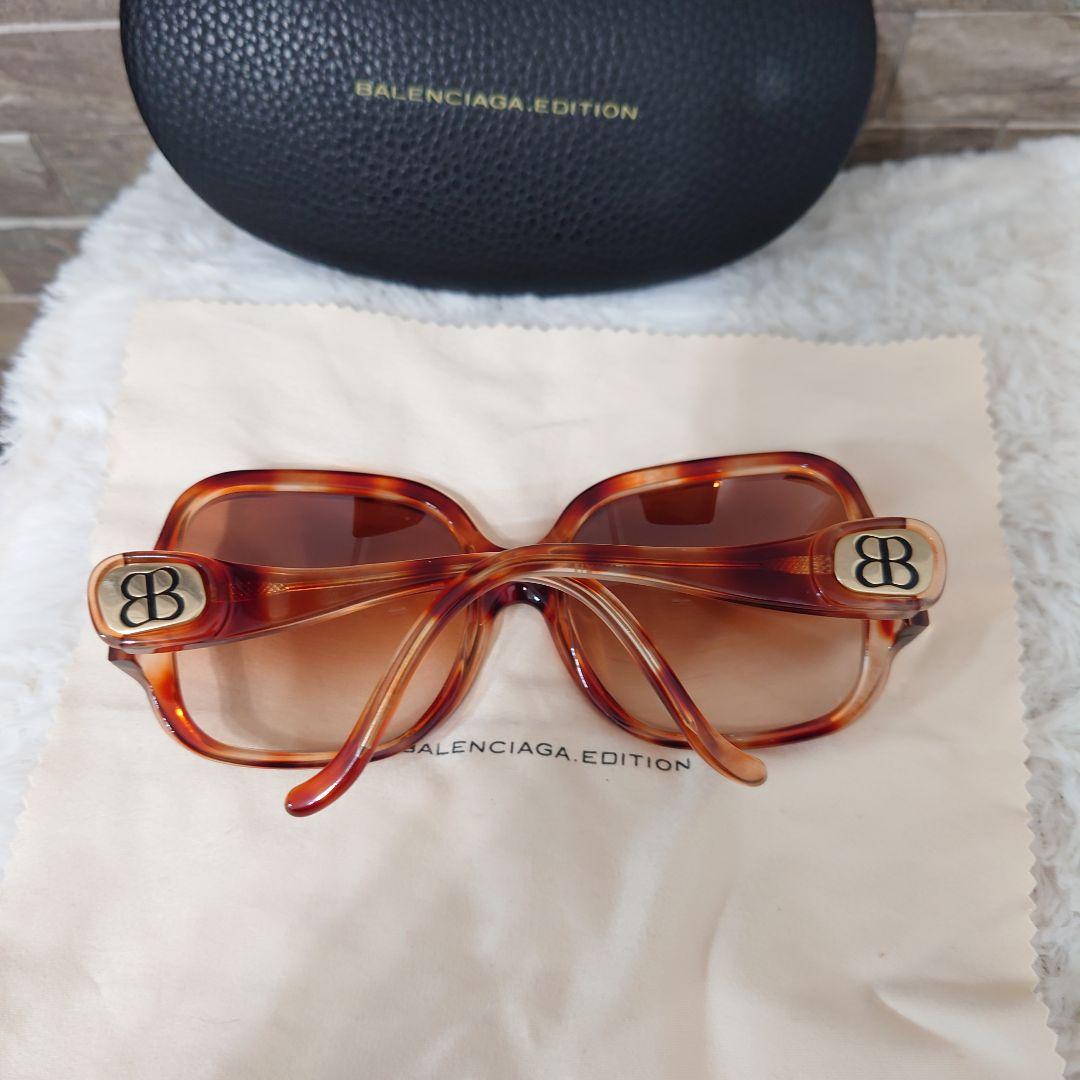 【美品】BALENCIAGA　バレンシアガ　サングラス　ブラウン　グラデーション