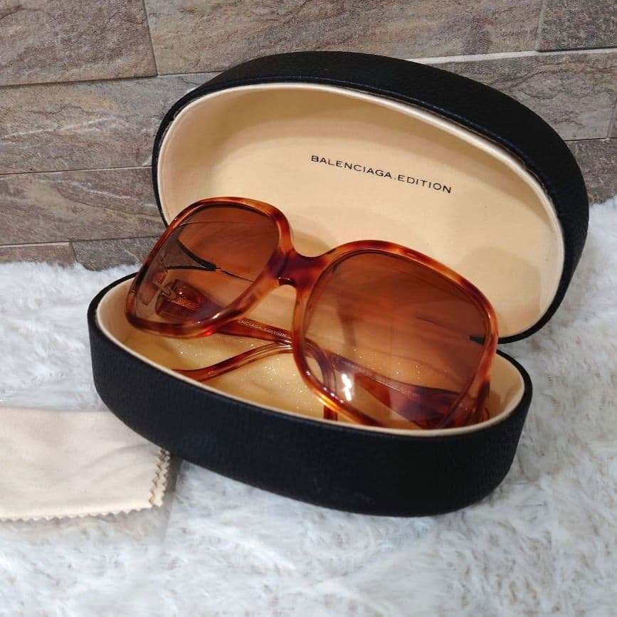 【美品】BALENCIAGA　バレンシアガ　サングラス　ブラウン　グラデーション