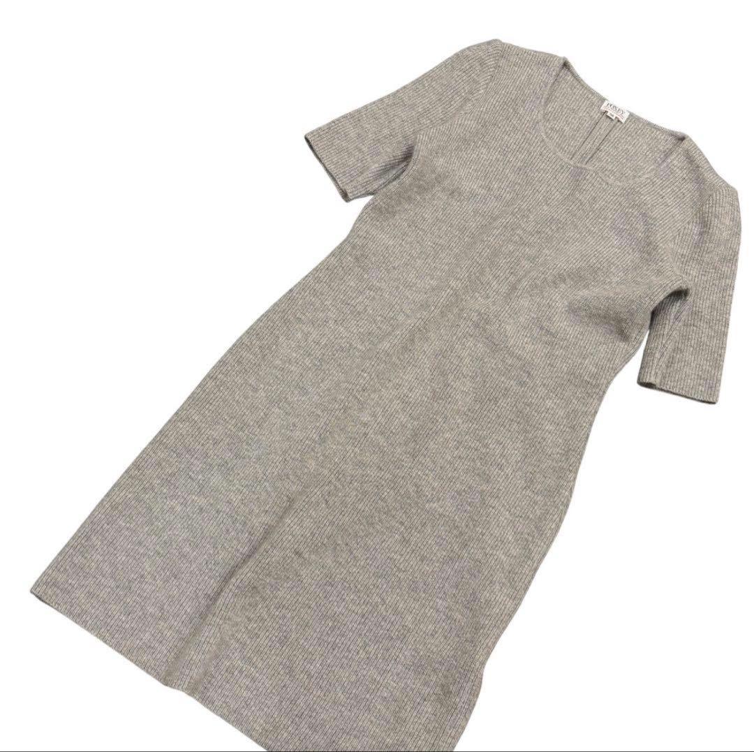 美品 FOXEY BOUTIQUE カシミヤ100% ニット　ワンピース 38