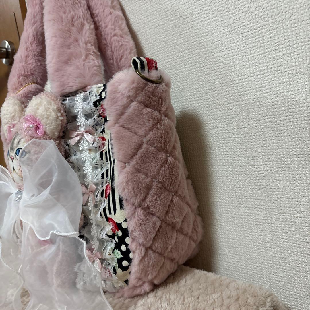 フ*ス様 コヤンイサムチョン　Bigルミちゃん ふわもこラウンドトート