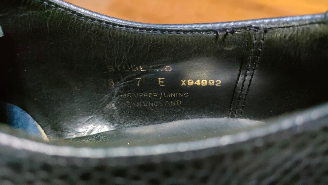 CROCKETT & JONES（クロケット＆ジョーンズ）7E シボ革 ネイビー