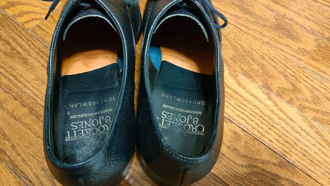 CROCKETT & JONES（クロケット＆ジョーンズ）7E シボ革 ネイビー