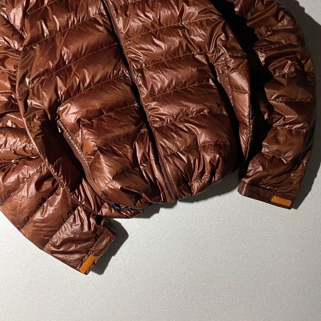 希少　コロンビア クレイターレイク　アルパインダウンパーカ　パフダウン　ブラウン