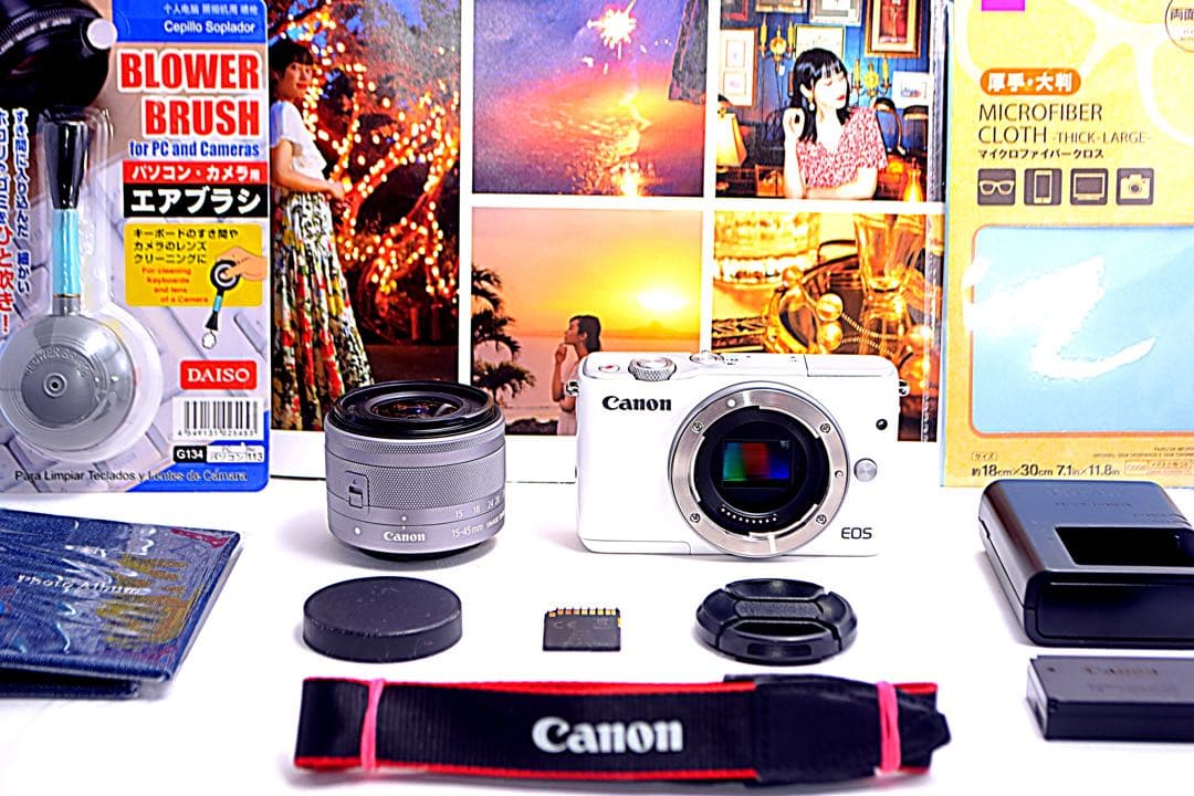 ❤️人気ホワイト❤️Wi-Fi &自撮り❤️Canon EOS M10