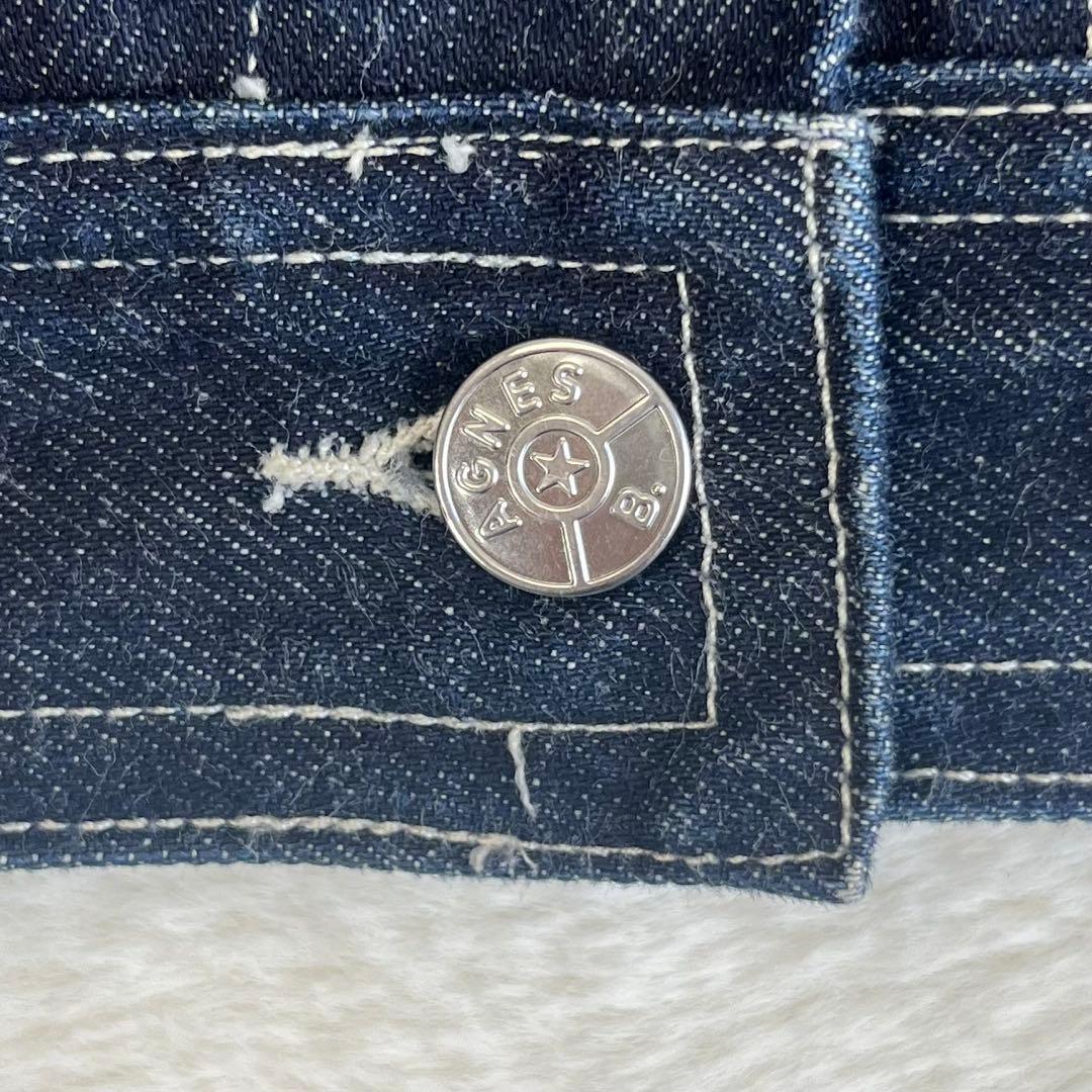 【美品】 90s agnes b レディース デニムジャケット フランス製 2