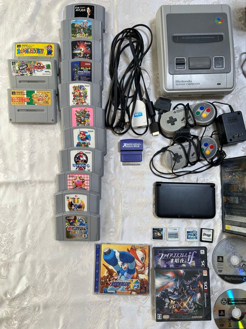 プレステ2、任天堂3DS、64、Wii、スーパーファミコン本体、ソフト他 沢山