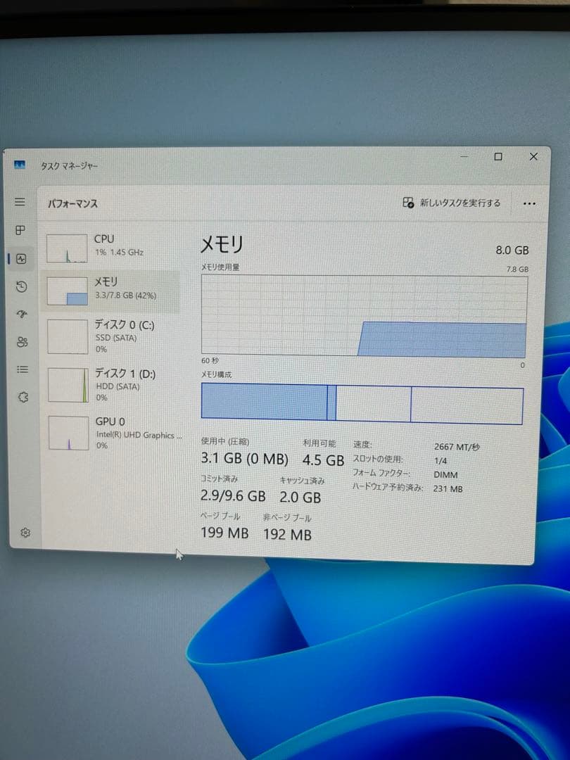 Fujitsu ESPRIMO デスクトップPC D588/CX