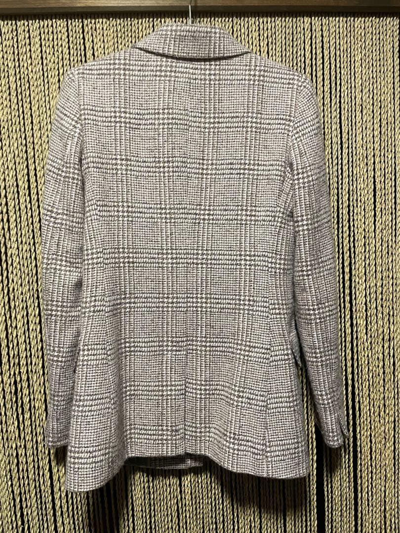 美品✨ブルックスブラザーズ　イタリア製上質ウールグレンチェック ジャケット　0