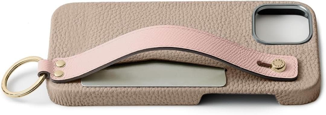 ボナベンチュラ スマホケース iphone17 ハンドル付き 最高級レザー 本革