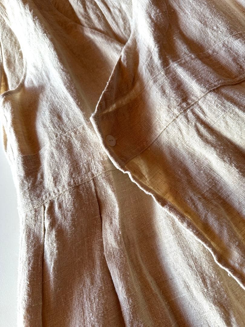 未使用　Doi エプロン/ フランスアンティーク生地モデル　交渉可