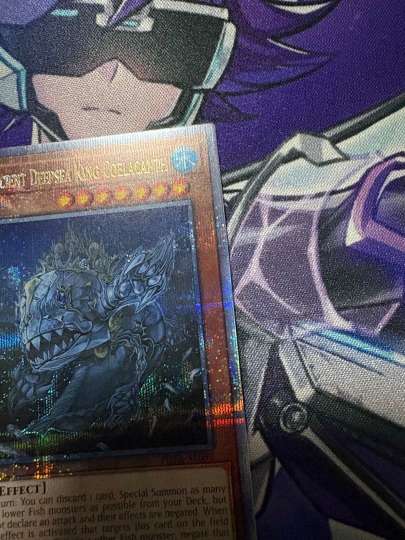 美品　遊戯王　泰亜版 超古深海王シーラカンス 25thシークレット