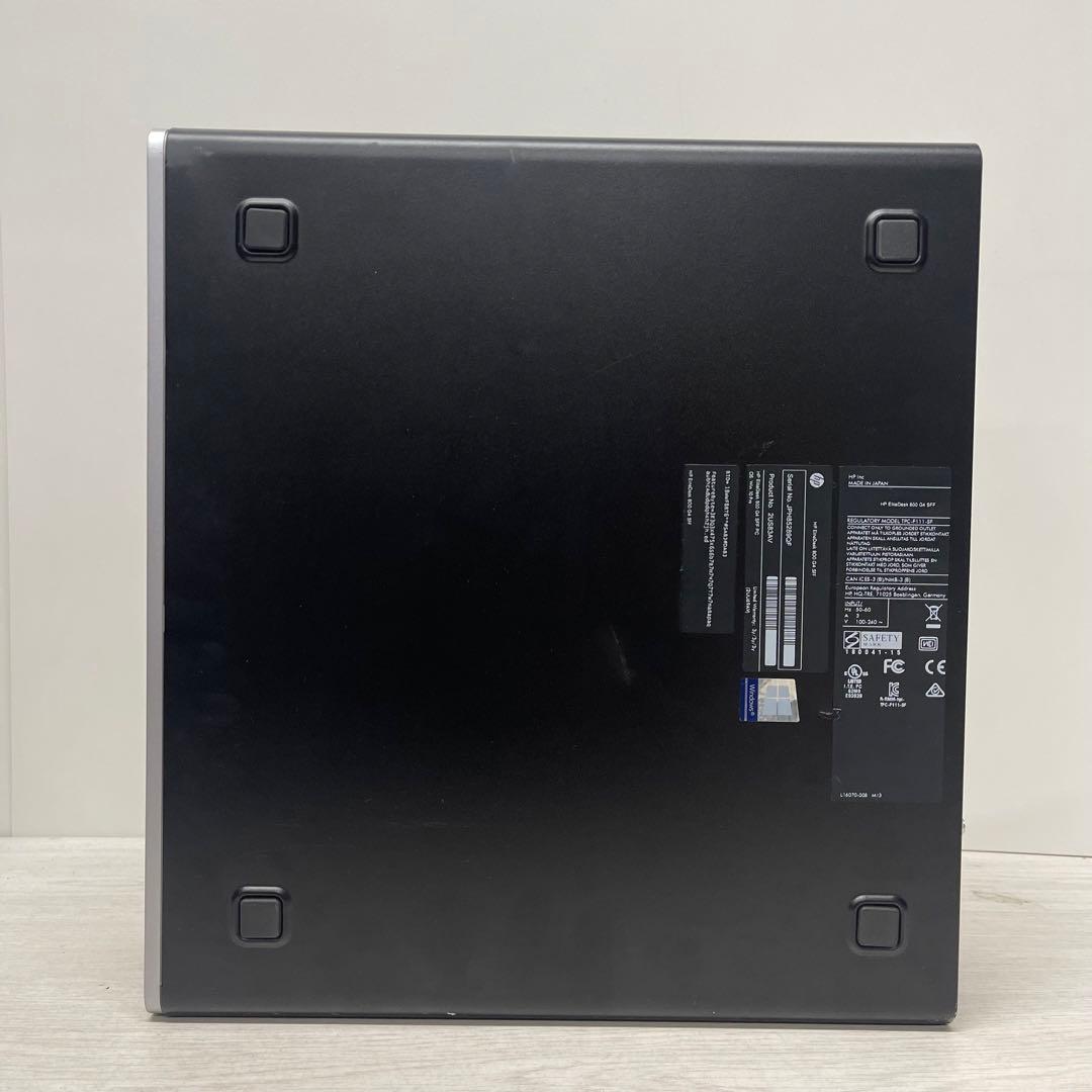 Windowsデスクトップ HP EliteDesk 800 G4 SFF i7-8700 24GB