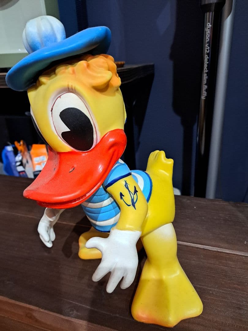 レドラ　ディズニー　ドナルドダックのソフビ